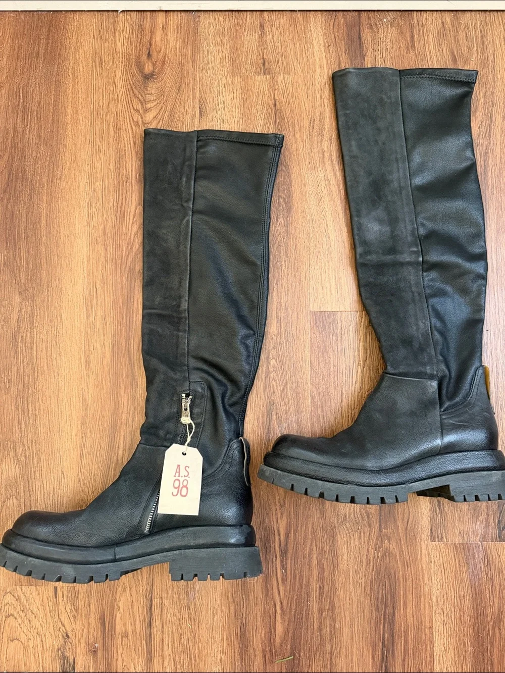 New A.S.98 Devy Over The Knee Boots